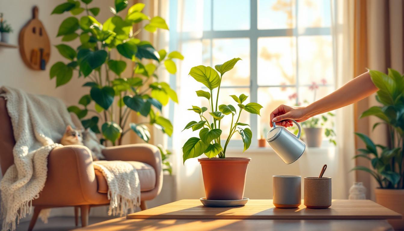 ontdek hoe je deze schijnbaar verloren kamerplant met een eenvoudig hulpmiddel weer tot leven kunt brengen en je interieur kunt verfraaien.