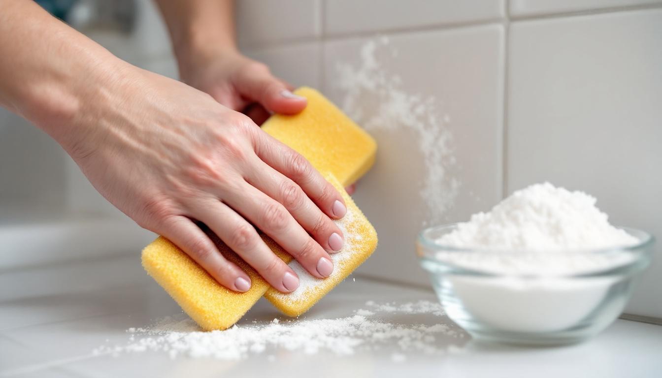 ontdek hoe je met slechts drie eenvoudige ingrediënten jouw douchevoegen weer strak en schoon maakt, voor een frisse en vernieuwde badkamer.