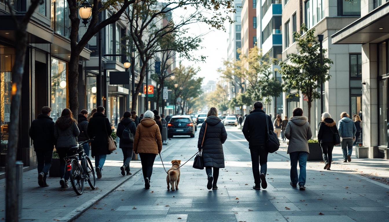 ontdek de ware wandelsnelheid van voetgangers in de stad volgens recente studie, en waarom 5 km/u niet klopt.