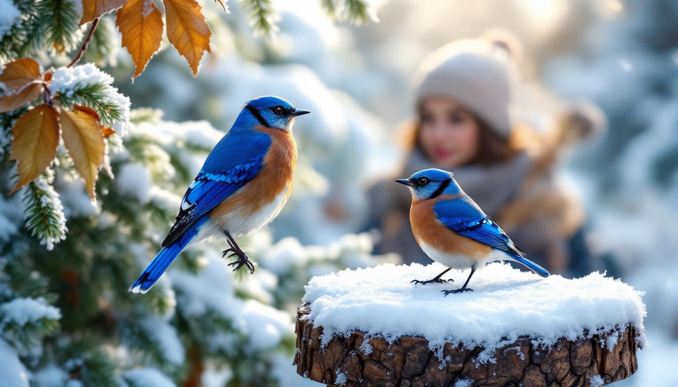 ziet deze prachtige vogel deze winter in je tuin? bereid je voor op kou en sneeuw, want ze zijn dichtbij!