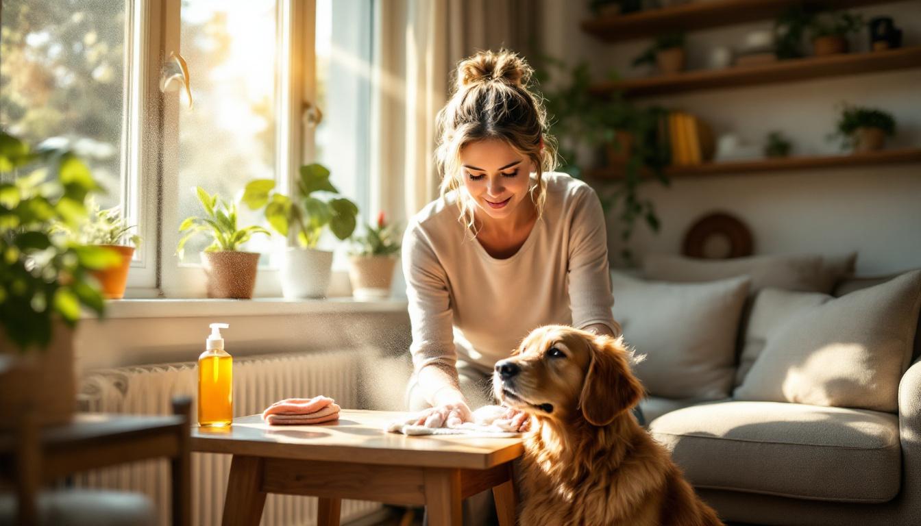 ontdek hoe je met deze natuurlijke afwerking minder stof op je meubels krijgt en je interieur fris en schoon houdt.