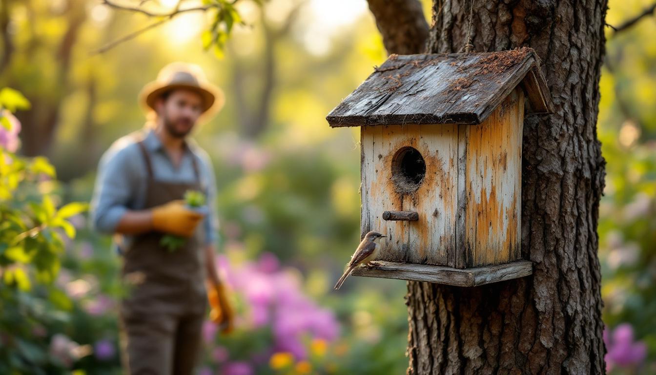 ontdek de vijf veelgemaakte fouten bij nestkastjes die vogels juist afschrikken en leer hoe je ze kunt voorkomen voor een vogelvriendelijke tuin.