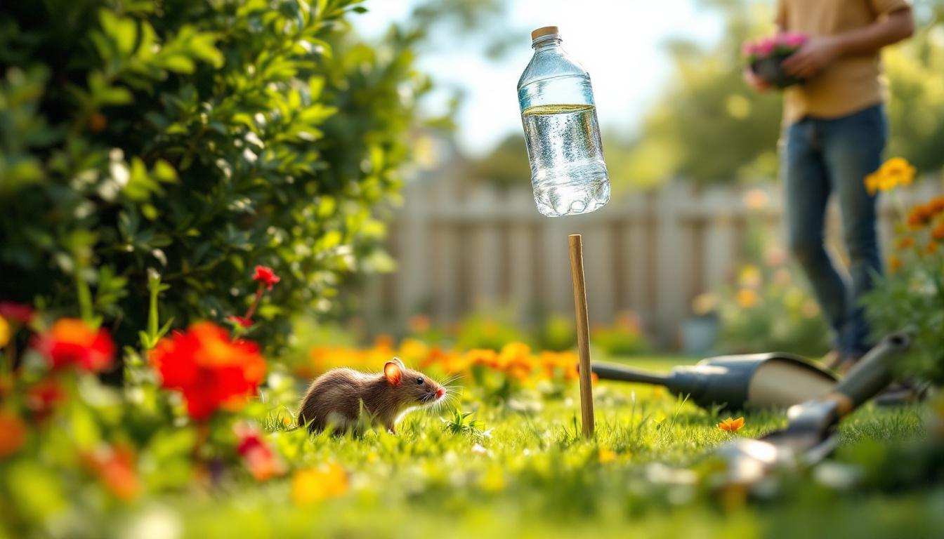 ontdek hoe je met een eenvoudige plastic-fles truc ratten op een natuurlijke manier uit je tuin kunt verjagen. effectief en milieuvriendelijk.