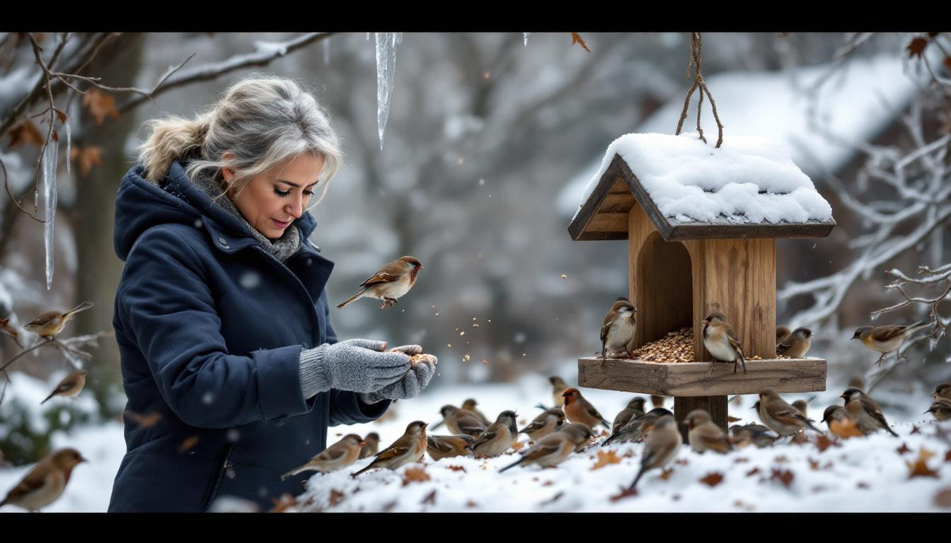 ontdek waarom het voeren van vogels in de winter soms gevaarlijk kan zijn en leer hoe je dit op de juiste manier doet om de vogels te beschermen.