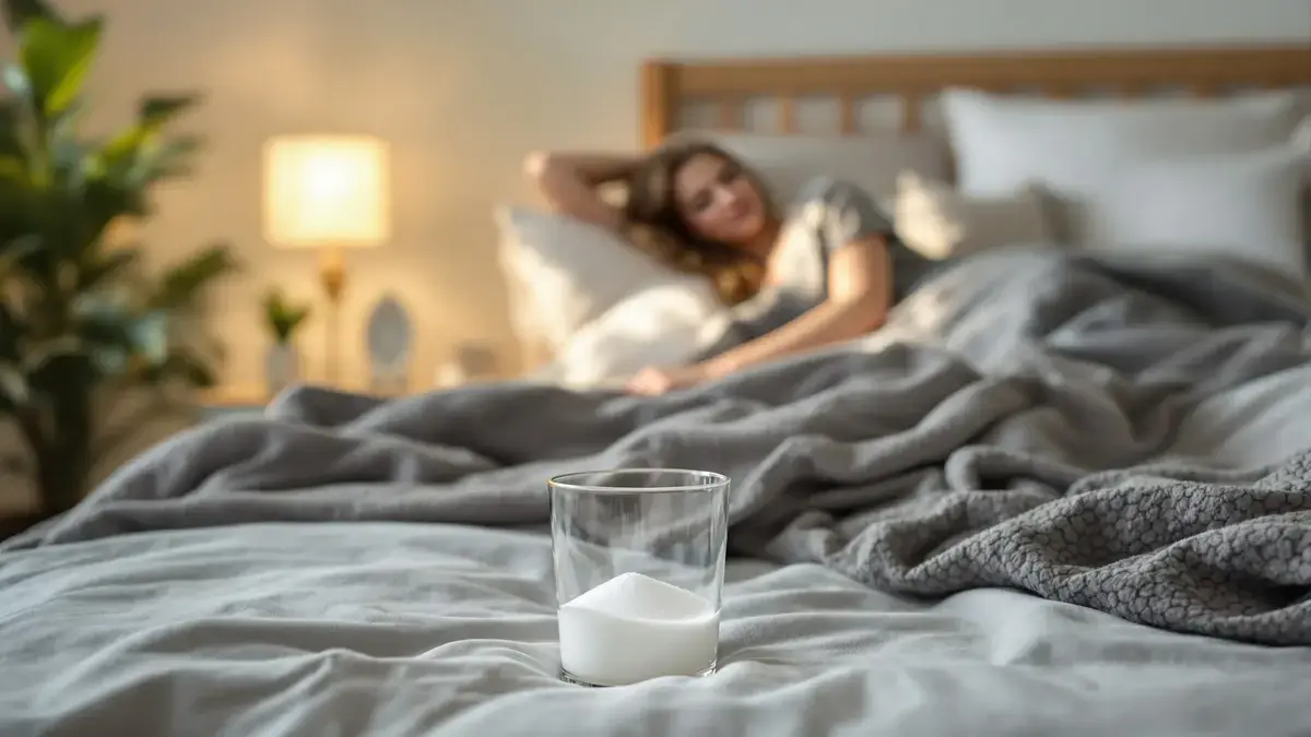 Een glas zuiveringszout onder het bed wekt nieuwsgierigheid vanwege de effecten op de slaap en de binnenlucht
