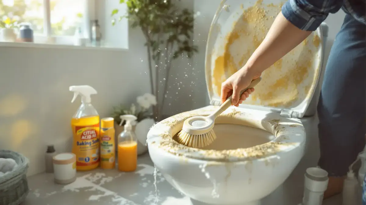 Hoe maak je zeer vuile toiletten effectief schoon zonder bleekmiddel of azijn?