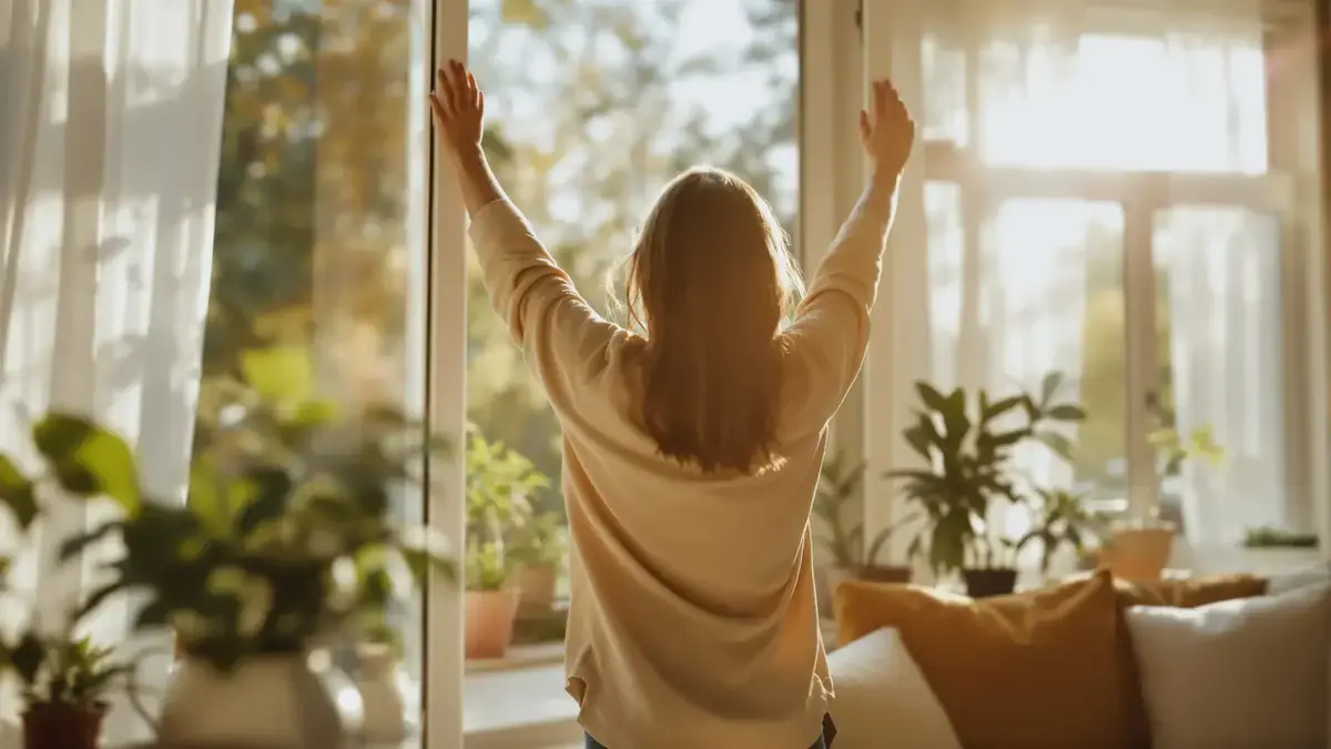 Het ideale moment om uw huis te luchten terwijl u de warmte binnenhoudt