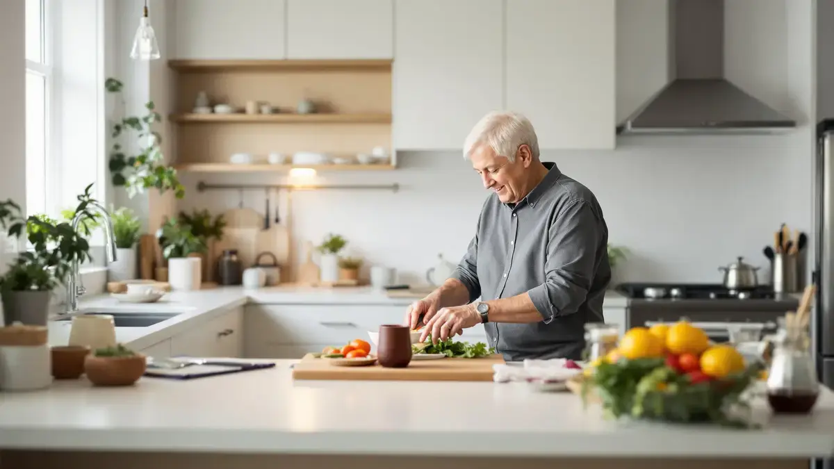 Vanaf 60 jaar is het cruciaal om op deze twee keukenaanpassingen te letten om ongelukken te voorkomen en het plezier te maximaliseren