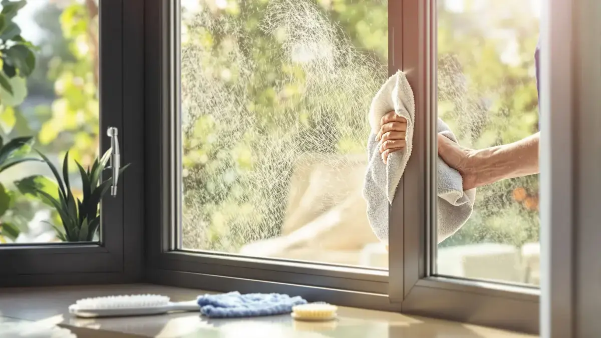Stof en pluisjes van raamkozijnen verwijderen: een eenvoudige en effectieve huistruc om te proberen