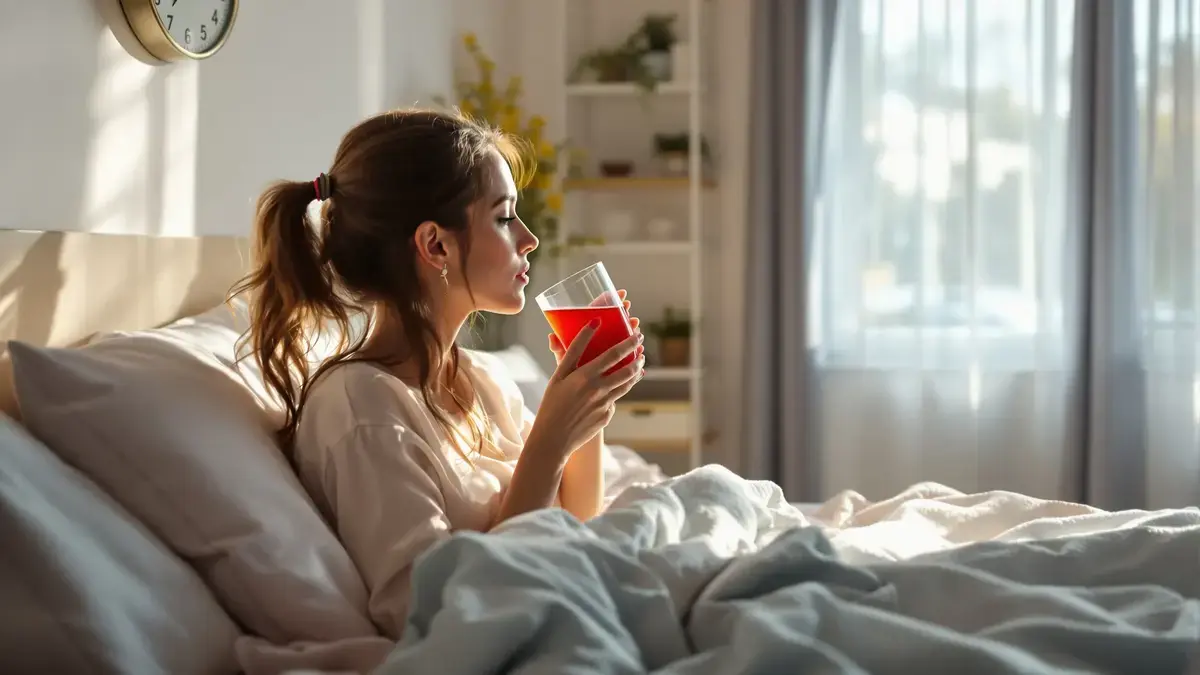 De wetenschap onthult dat dit rode sap 84 minuten extra slaap biedt vergeleken met kamille