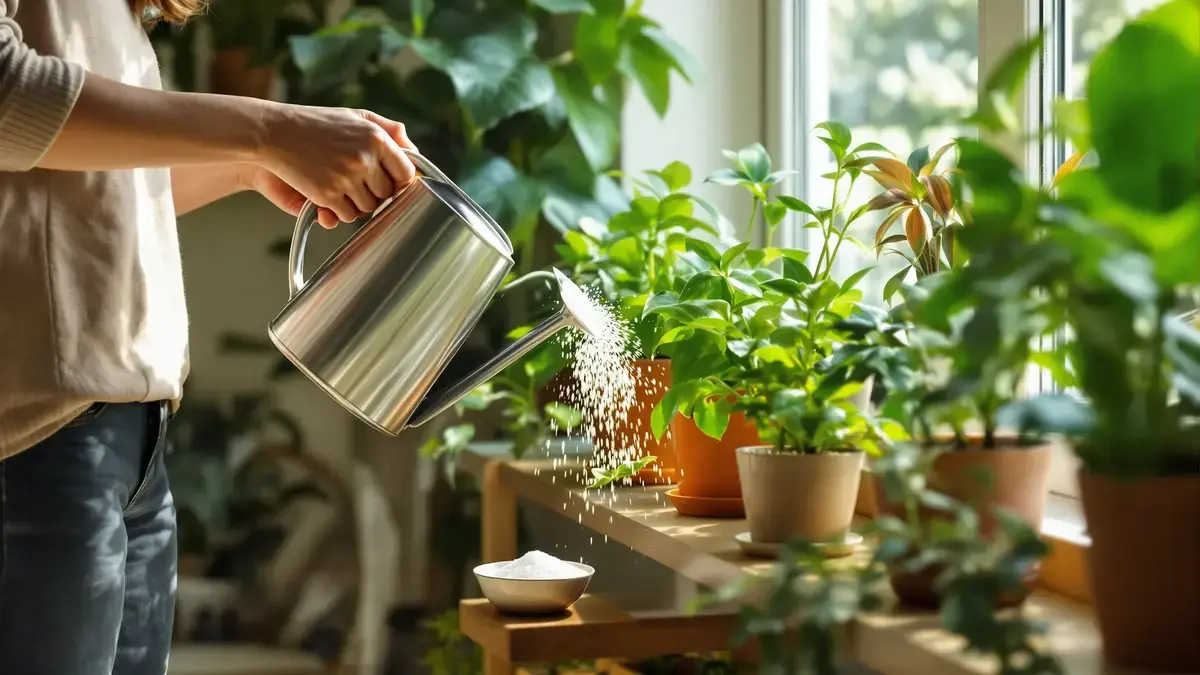Je moet zuiveringszout aan kamerplanten toevoegen en dit is waarom