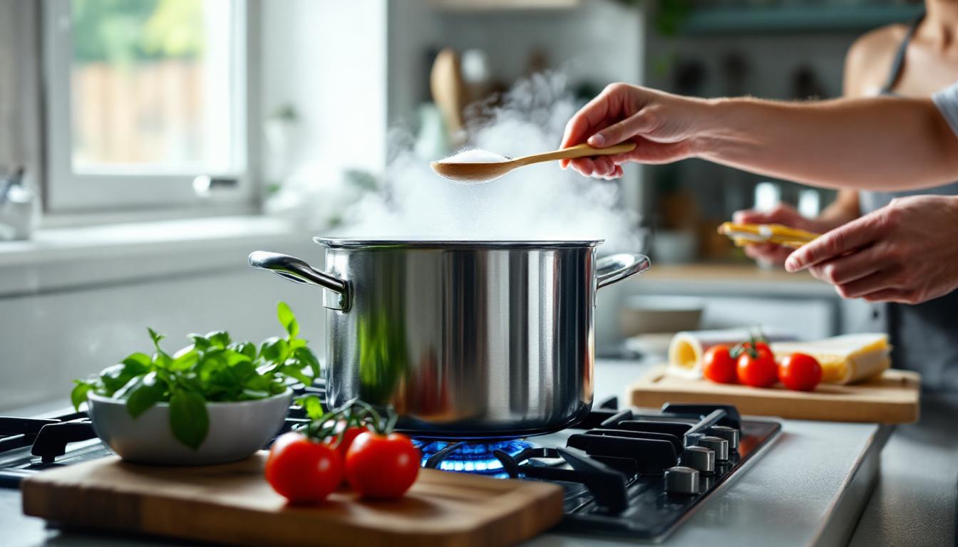 leer wanneer je het water het beste kunt zouten bij het koken van pasta voor de perfecte smaak en textuur. ontdek het juiste moment om het zout toe te voegen, niet eerder!
